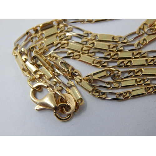 360 - 18ct Yellow Gold Necklace: Length 48cm: weight 6.4g