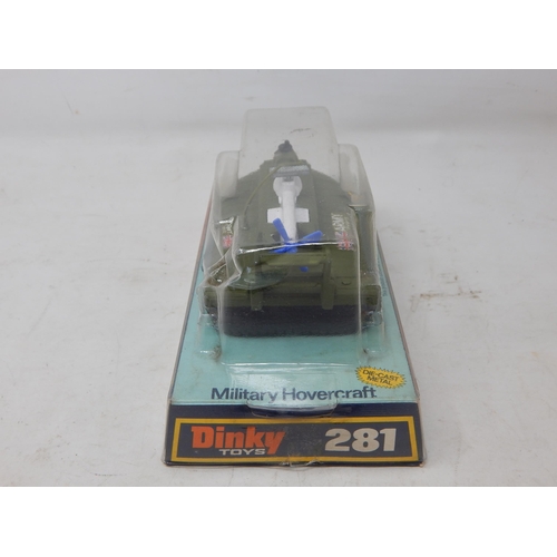 406 - DINKY TOYS: 281 Military Hovercraft