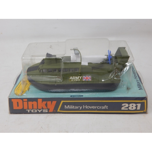 406 - DINKY TOYS: 281 Military Hovercraft