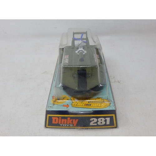 406 - DINKY TOYS: 281 Military Hovercraft