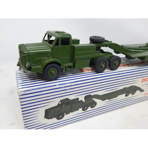 419 - DINKY SUPER TOYS: 660 Tank Transporter