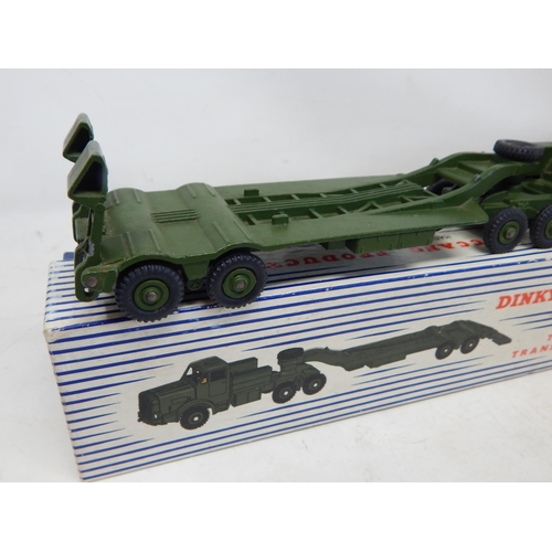 419 - DINKY SUPER TOYS: 660 Tank Transporter