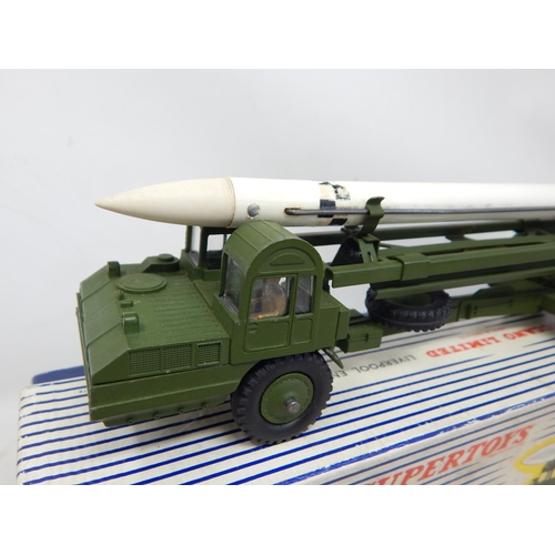 420 - DINKY SUPER TOYS: 666 Missile Erector Vehicle with Corporal Missile and Launching Platform