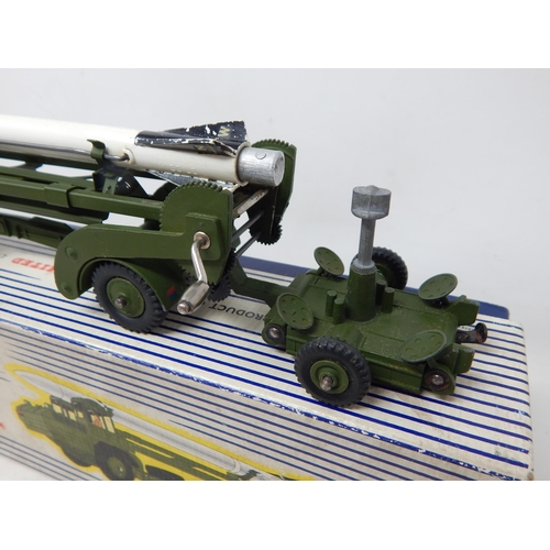 420 - DINKY SUPER TOYS: 666 Missile Erector Vehicle with Corporal Missile and Launching Platform