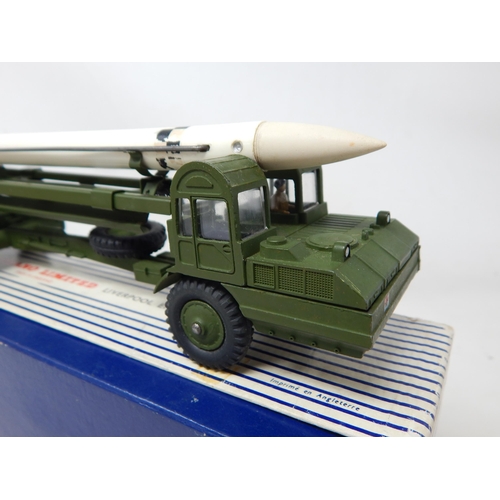 420 - DINKY SUPER TOYS: 666 Missile Erector Vehicle with Corporal Missile and Launching Platform