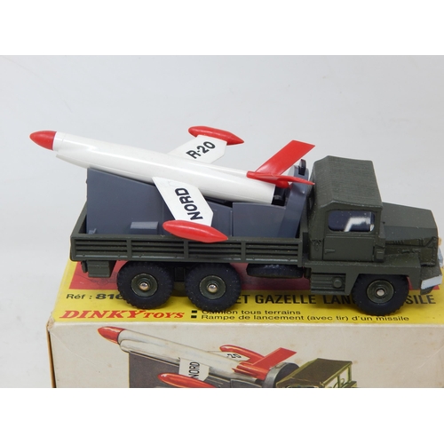 427 - DINKY TOYS: FRENCH ISSUE: 816 Berliet Gazelle Lance Missile