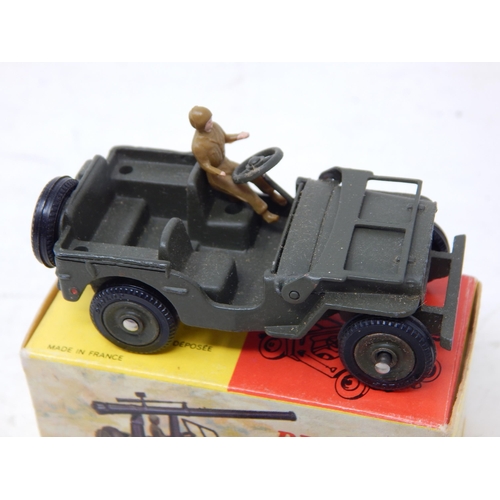 430 - DINKY TOYS: FRENCH ISSUE: 829 Jeep Avec Canon De 106 S.R