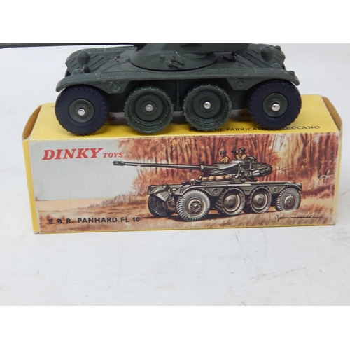 432 - DINKY TOYS: FRENCH ISSUE: 827 E.B.R Panhard FL10