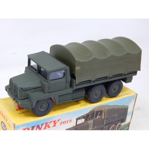 434 - DINKY TOYS: FRENCH ISSUE: 824 Camion Militaire Gazelle Berliet