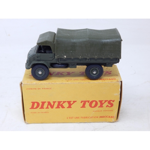 442 - DINKY TOYS: FRENCH ISSUE: 821 Camionnette Militaire Unimog Mercedes