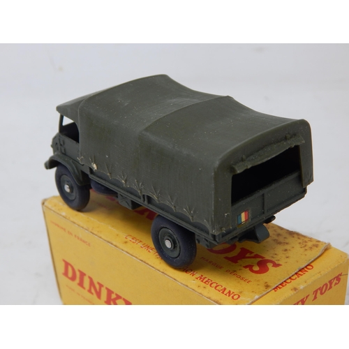 442 - DINKY TOYS: FRENCH ISSUE: 821 Camionnette Militaire Unimog Mercedes