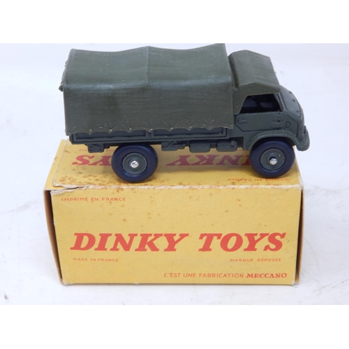 442 - DINKY TOYS: FRENCH ISSUE: 821 Camionnette Militaire Unimog Mercedes