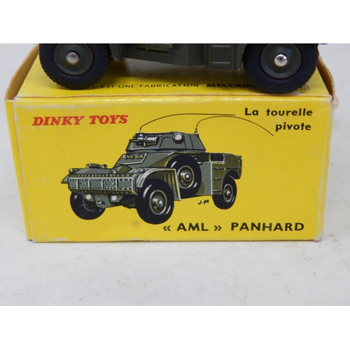 443 - DINKY TOYS: FRENCH ISSUE: 814 AML Panhard