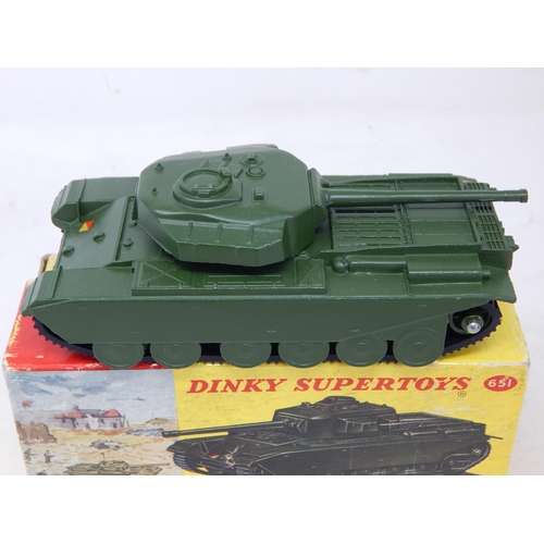 448 - DINKY TOYS: 651 Centurion Tank