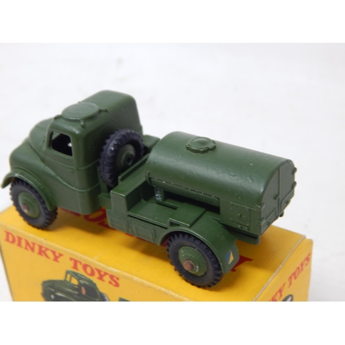 454 - DINKY TOYS: 643 Army Water Tanker