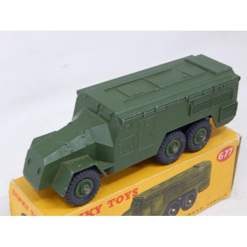 455 - DINKY TOYS: 677 Armoured Command Vehicle