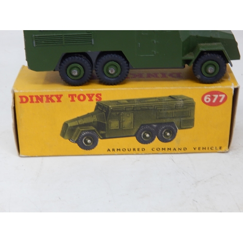 455 - DINKY TOYS: 677 Armoured Command Vehicle