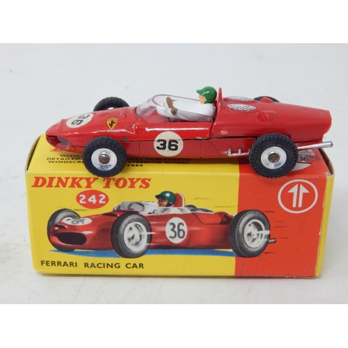 463 - DINKY TOYS: 242 Ferrari Racing Car (possible reproduction box)