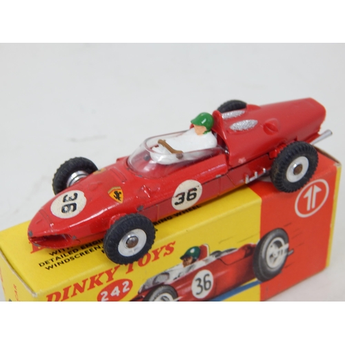 463 - DINKY TOYS: 242 Ferrari Racing Car (possible reproduction box)