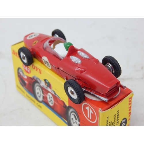 463 - DINKY TOYS: 242 Ferrari Racing Car (possible reproduction box)