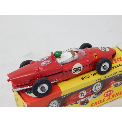 463 - DINKY TOYS: 242 Ferrari Racing Car (possible reproduction box)