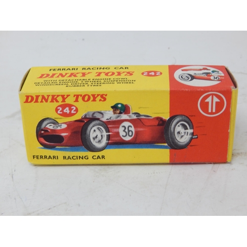 463 - DINKY TOYS: 242 Ferrari Racing Car (possible reproduction box)