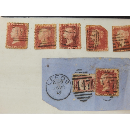 244 - Sheet of QV, KEVII, KGV Stamps Including a Quantity of QV Penny Reds