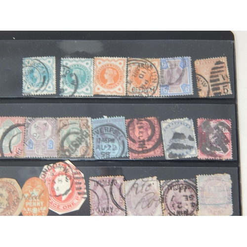 244 - Sheet of QV, KEVII, KGV Stamps Including a Quantity of QV Penny Reds