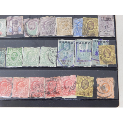 244 - Sheet of QV, KEVII, KGV Stamps Including a Quantity of QV Penny Reds