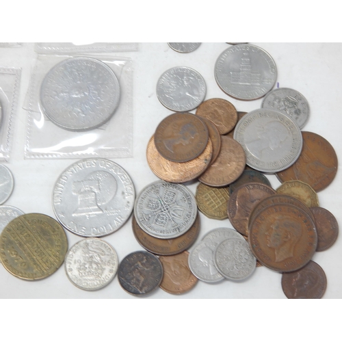 218 - Quantity of Mainly U.K Coinage including commemorative crowns, pre-decimal including silver etc (lot... 