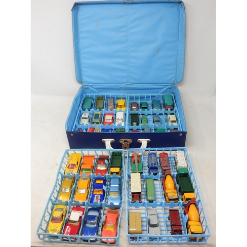 473 - MATCHBOX SERIES: Collectors Case with Four Inner Trays Containing 48 vehicles.