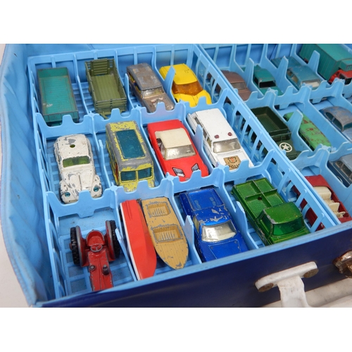 473 - MATCHBOX SERIES: Collectors Case with Four Inner Trays Containing 48 vehicles.