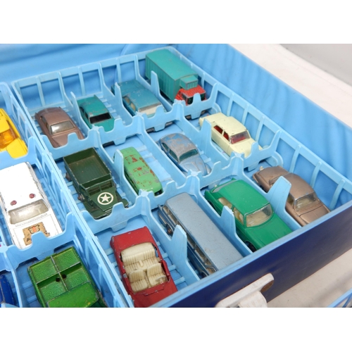 473 - MATCHBOX SERIES: Collectors Case with Four Inner Trays Containing 48 vehicles.