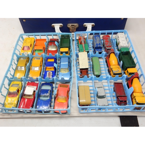 473 - MATCHBOX SERIES: Collectors Case with Four Inner Trays Containing 48 vehicles.