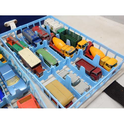 473 - MATCHBOX SERIES: Collectors Case with Four Inner Trays Containing 48 vehicles.