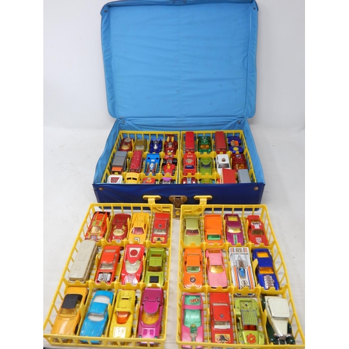 474 - MATCHBOX SERIES: Collectors Case with Four Inner Trays Containing 48 vehicles.