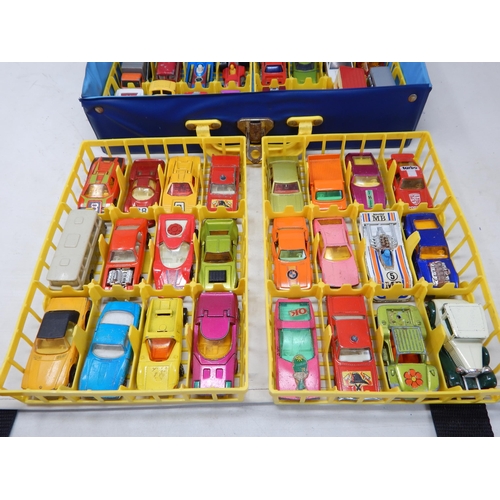 474 - MATCHBOX SERIES: Collectors Case with Four Inner Trays Containing 48 vehicles.