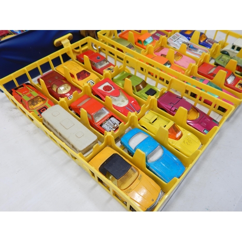 474 - MATCHBOX SERIES: Collectors Case with Four Inner Trays Containing 48 vehicles.