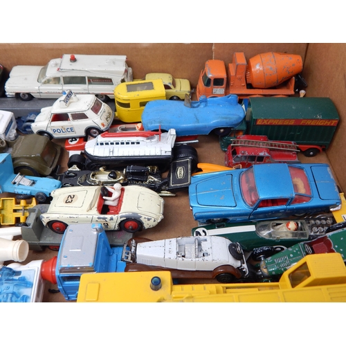 483 - Box Containing a large quantity of vehicles by Dinky, Corgi, Matchbox etc (lot)