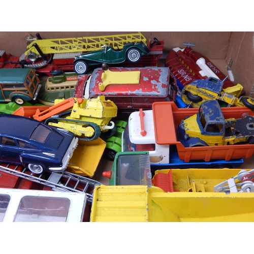 484 - Box Containing a large quantity of vehicles by Dinky, Corgi, Matchbox etc (lot)