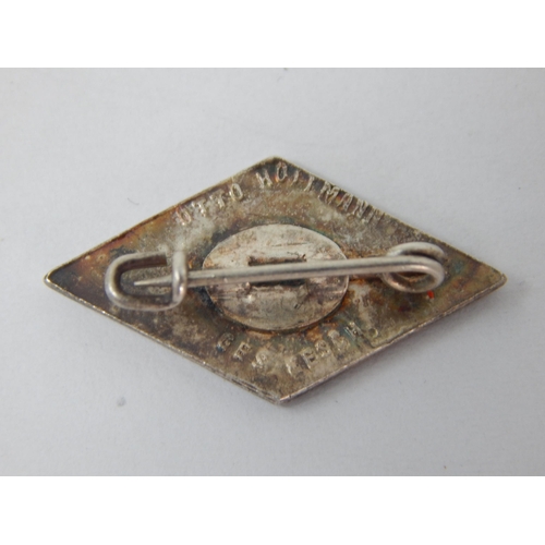 568 - WWII Hitler Youth Marine Badge. Marked to the reverse: Otto Hollmann. Ges Gesch