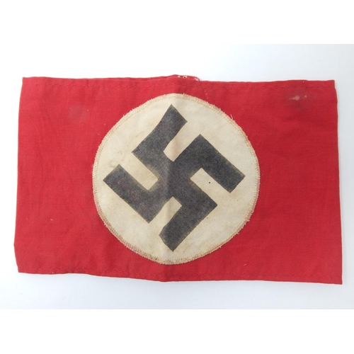 529 - WWII Nazi Germany Armband with Stamped Mark to Interior.