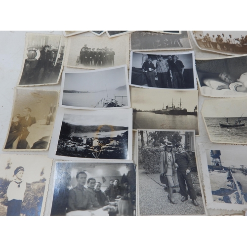 539 - WWII: Quantity of German Kriegsmarine Personal Photographs.