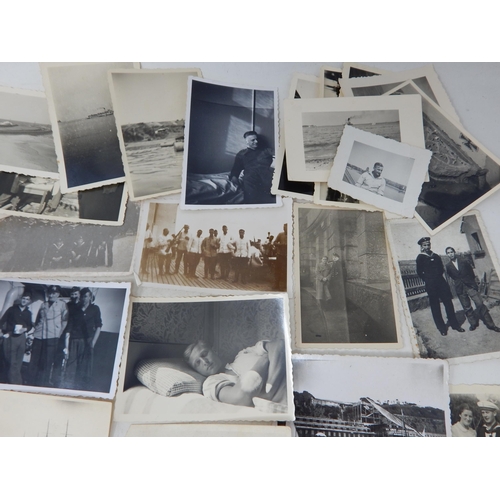 539 - WWII: Quantity of German Kriegsmarine Personal Photographs.