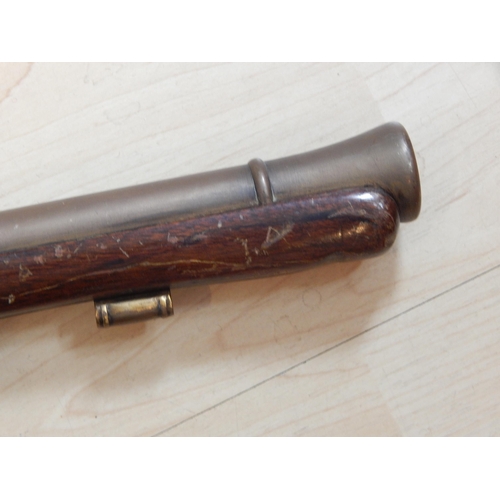 547 - Replica C19th Blunderbuss with Brass Fittings: Measuring 73cm