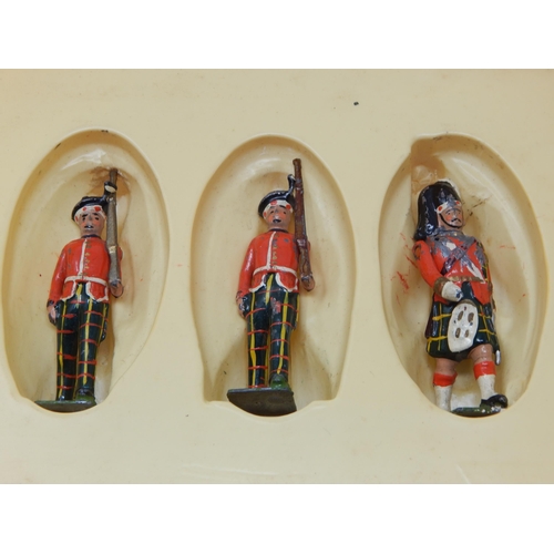 558 - Britain's Hand Pained Metal British Soldiers Set 7226 Complete & Part Set 7235 Boxed.