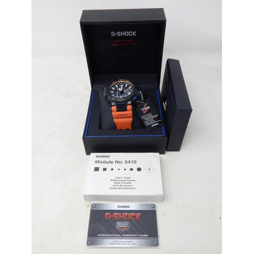 299 - Casio G-Shock GPS Hybrid Wave Ceptor Wristwatch in Original Box with Booklets & Tag.