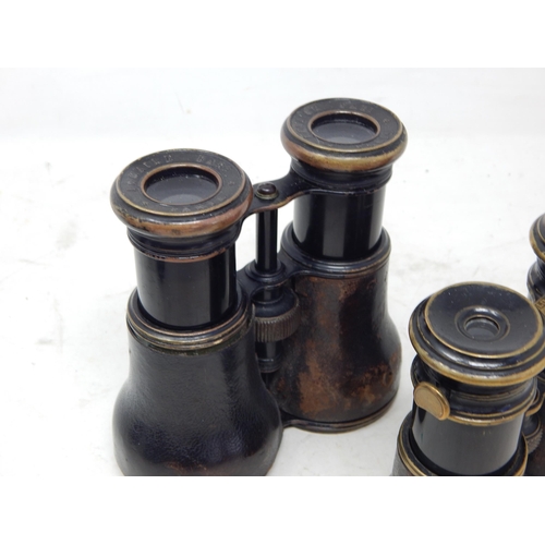 563 - Two Pairs of Antique French Binoculars