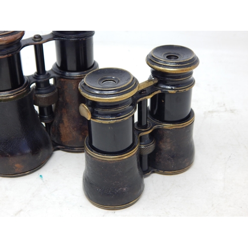 563 - Two Pairs of Antique French Binoculars