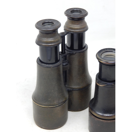 564 - Two Pairs of Antique German & French Binoculars